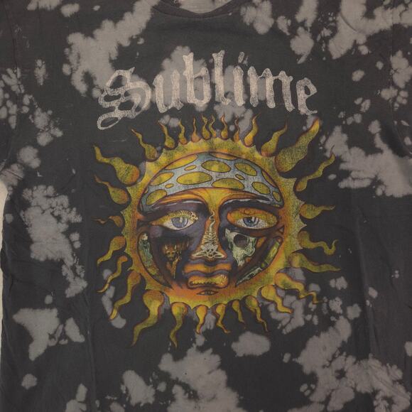 Sublime Band Short Sleeve Crew Neck Graphic T Shirt Mens Size Large L Black - Picture 4 of 9